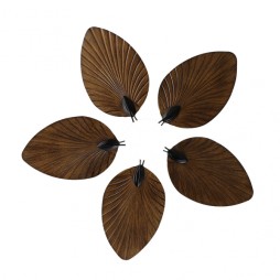 Ventilador DC 5 aspas Colla negro LED 24W 3000/4000/6000k Fabrilamp