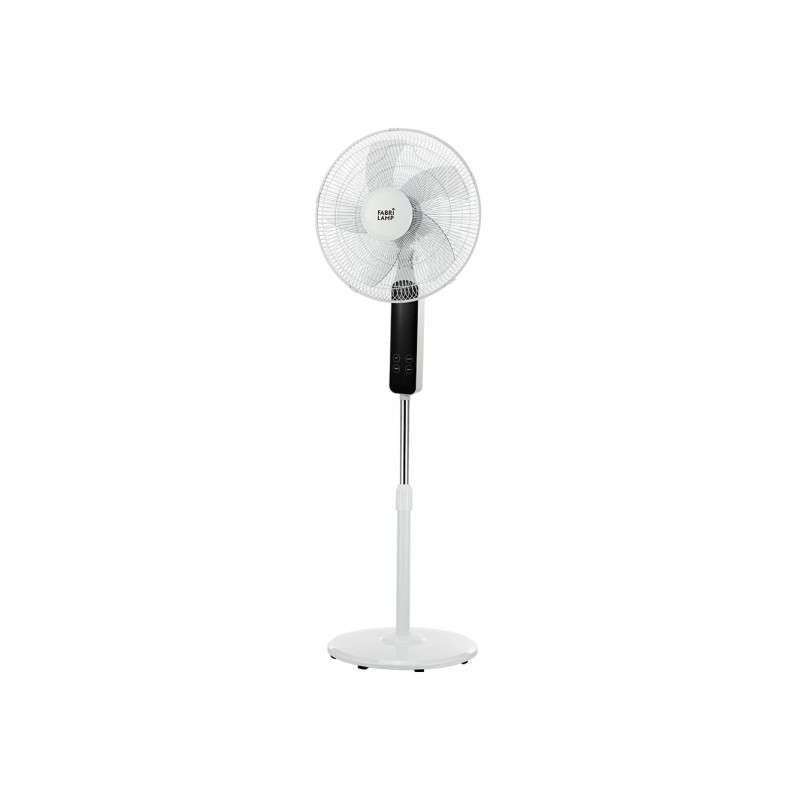 Ventilador de pie Barat blanco con mando Fabrilamp