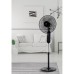 Ventilador de pie Barat negro con mando Fabrilamp