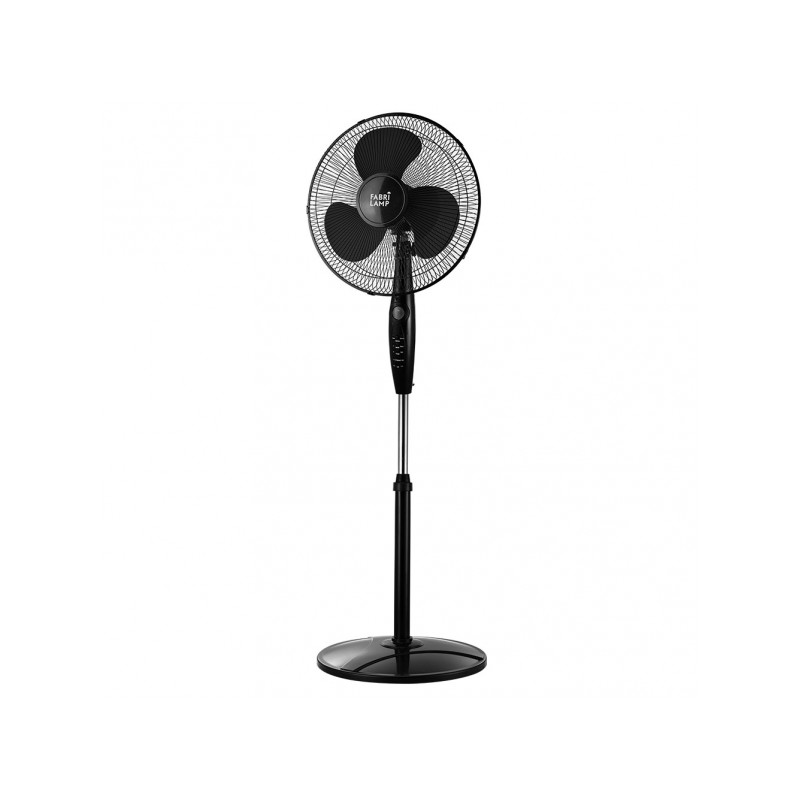 Ventilador de pie Inverna negro con mando Fabrilamp