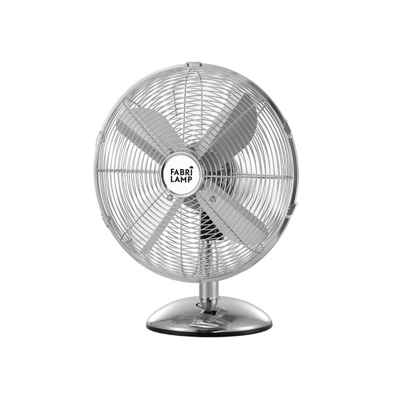 Ventilador  sobremesa Pali cromo 50W cromo Fabrilamp