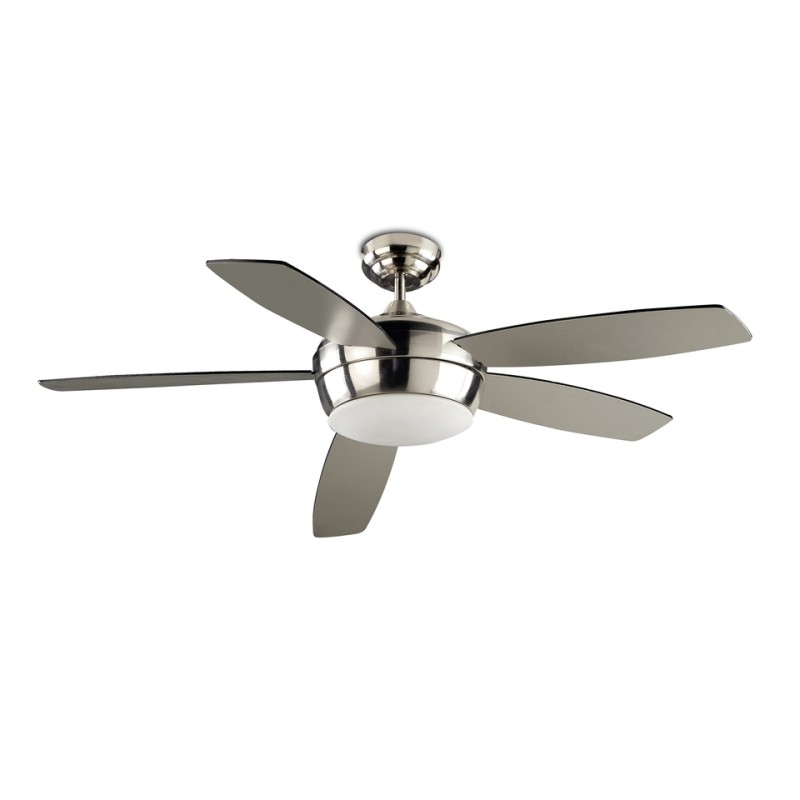 Ventilador Samal níquel satinado Leds C4