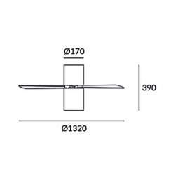 Ventilador Formentera gris Leds C4