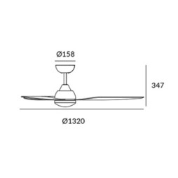 Ventilador Motor DC Nepal Leds C4