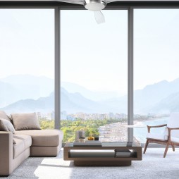 Ventilador Motor DC Sirocco Leds C4