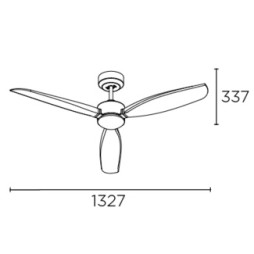 Ventilador Embat Motor DC Leds C4