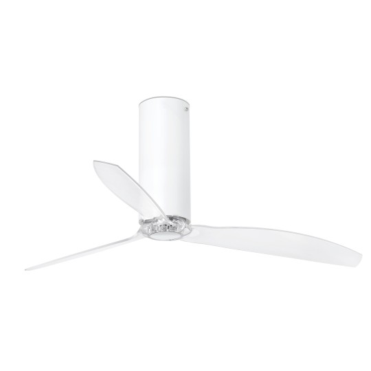 Ventilador motor DC Tube blanco brillo WIFI Faro