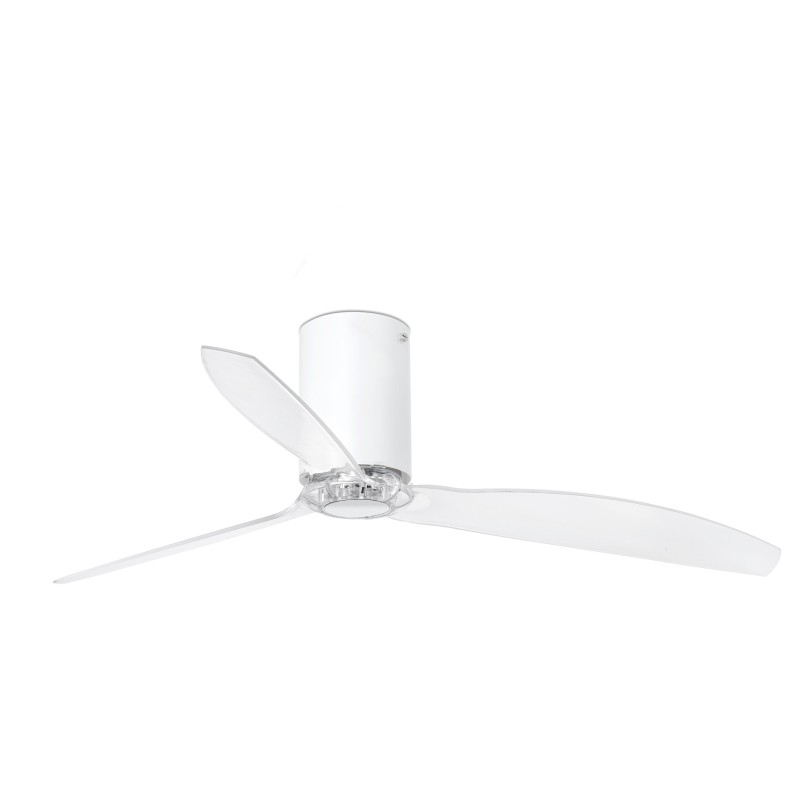 Ventilador motor DC Mini Tube blanco mate Faro