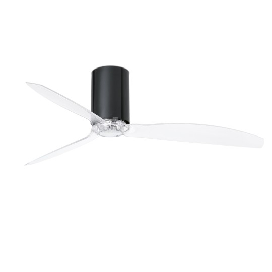 Ventilador motor DC MIni Tube negro brillo/transparente WIFI Faro