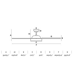 Ventilador motor DC Polaris Faro