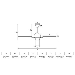 Ventilador 4 palas Cuba Faro