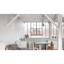 Ventilador motor DC Eterfan cromo WIFI Faro