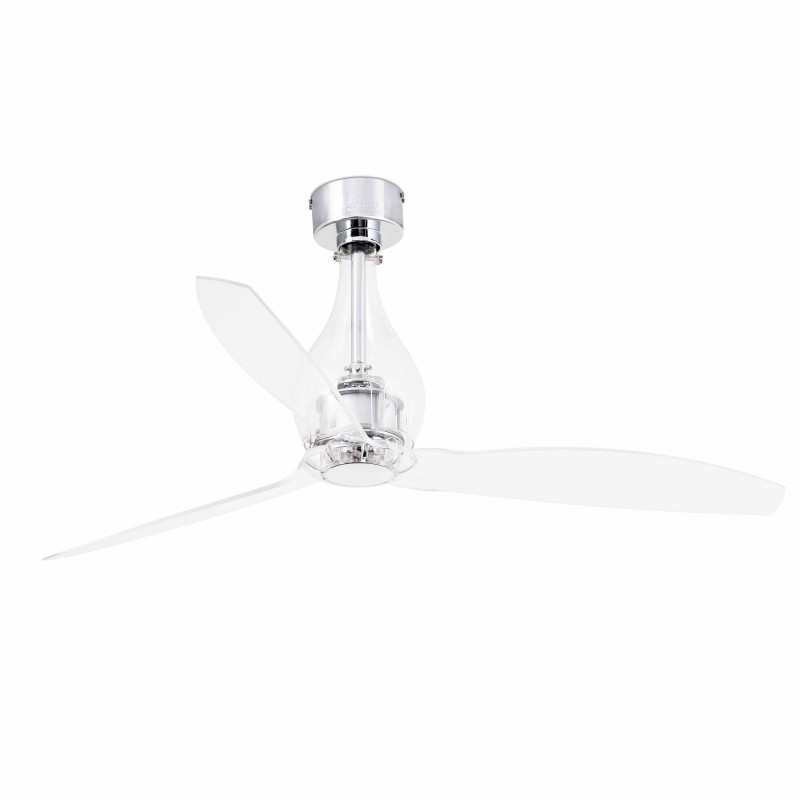 Ventilador motor DC MIni Eterfan cromo WIFI Faro