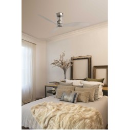 Ventilador motor DC Mini Tube cromo Faro