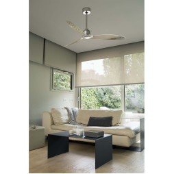 Ventilador motor DC Justfan 128cm cromo Faro