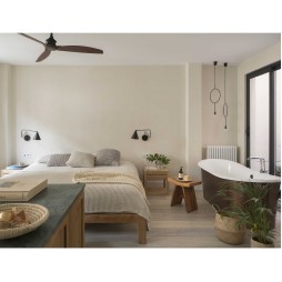 Ventilador motor DC Justfan 128cm negro WIFI Faro