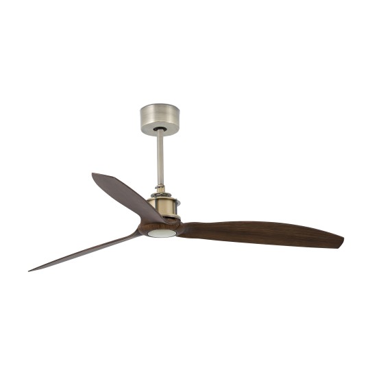 Ventilador motor DC Justfan 128cm oro envejecido WIFI Faro