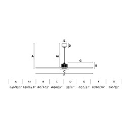 Ventilador motor DC JustFan nogal 178cm WIFI Faro