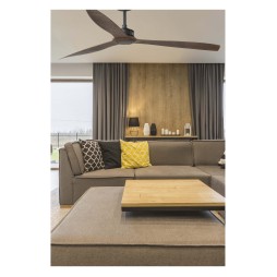 Ventilador motor DC JustFan nogal 178cm WIFI Faro
