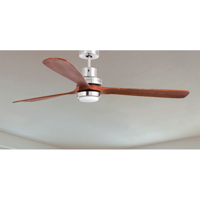Ventilador con luz 3 palas madera Lantau-G Faro