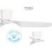 Ventilador con luz 3 palas blanco Pemba Faro