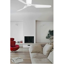 Ventilador motor DC blanco Pemba Faro