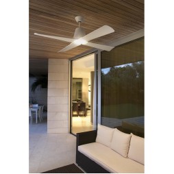 Ventilador IP44 Typhoon blanco motor DC  Faro