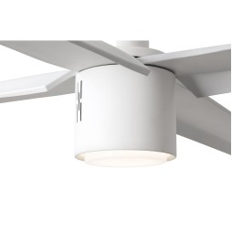 Ventilador DC con luz Attos blanco Faro