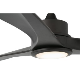 Ventilador Tonic marrón con luz LED y WIFI Faro