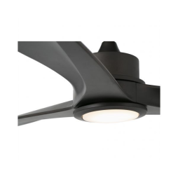 Ventilador TONIC marrón con luz LED FARO