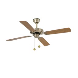 Ventilador Yakarta oro envejecido Faro