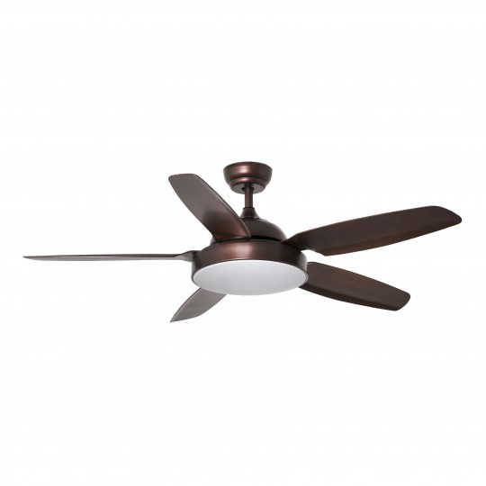 Juvi Iluminación Ventiladores con luz Ventilador de techo LED Attos con Wifi Marrón |