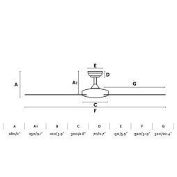 Ventilador motor DC Islot Faro