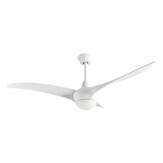 Ventilador motor DC con luz Helix blanco Forlight