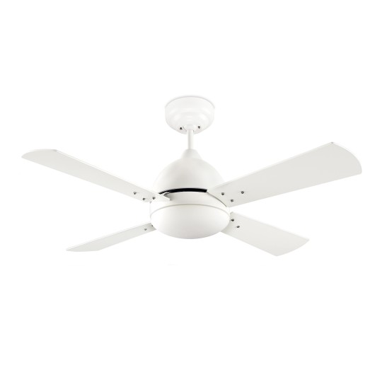 Ventilador 4 palas Borneo blanco Forlight