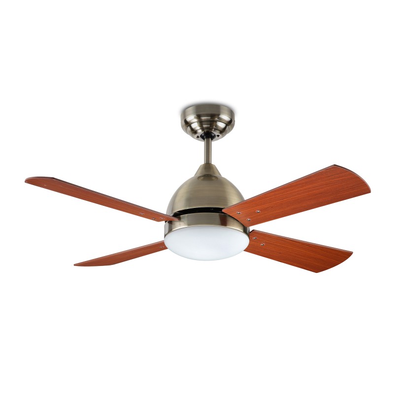 Ventilador 4 palas Borneo bronce Forlight