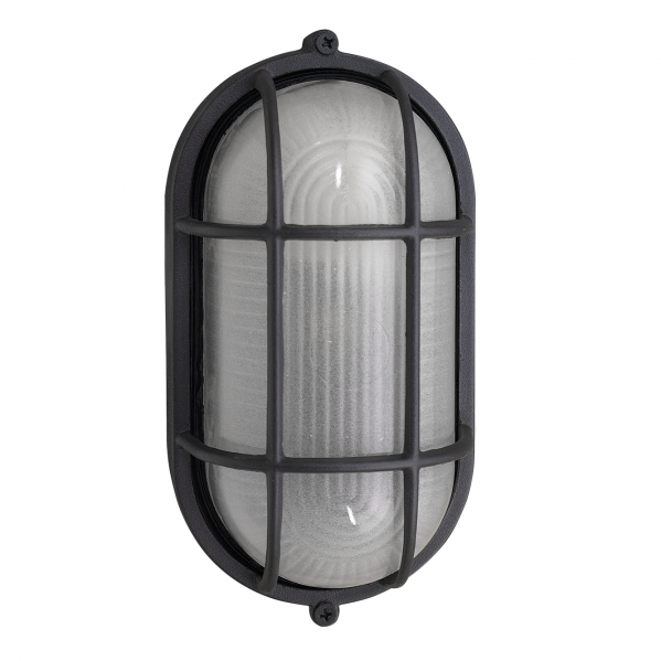 Juvi Iluminación Aplique de exterior Tortuga negro Fabrilamp