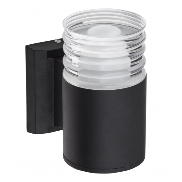 Juvi Iluminación Aplique de exterior Puerto Rico negro 9W LED 4000K